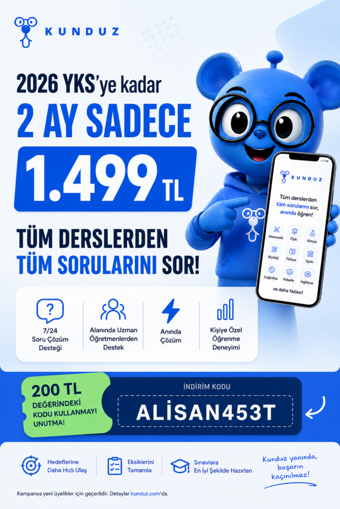 YKS 2026 Kunduz İndirim Kodu