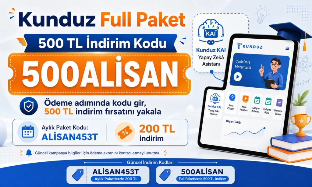 Kunduz KAİ Yapay Zeka Uygulaması İndirim Kodu